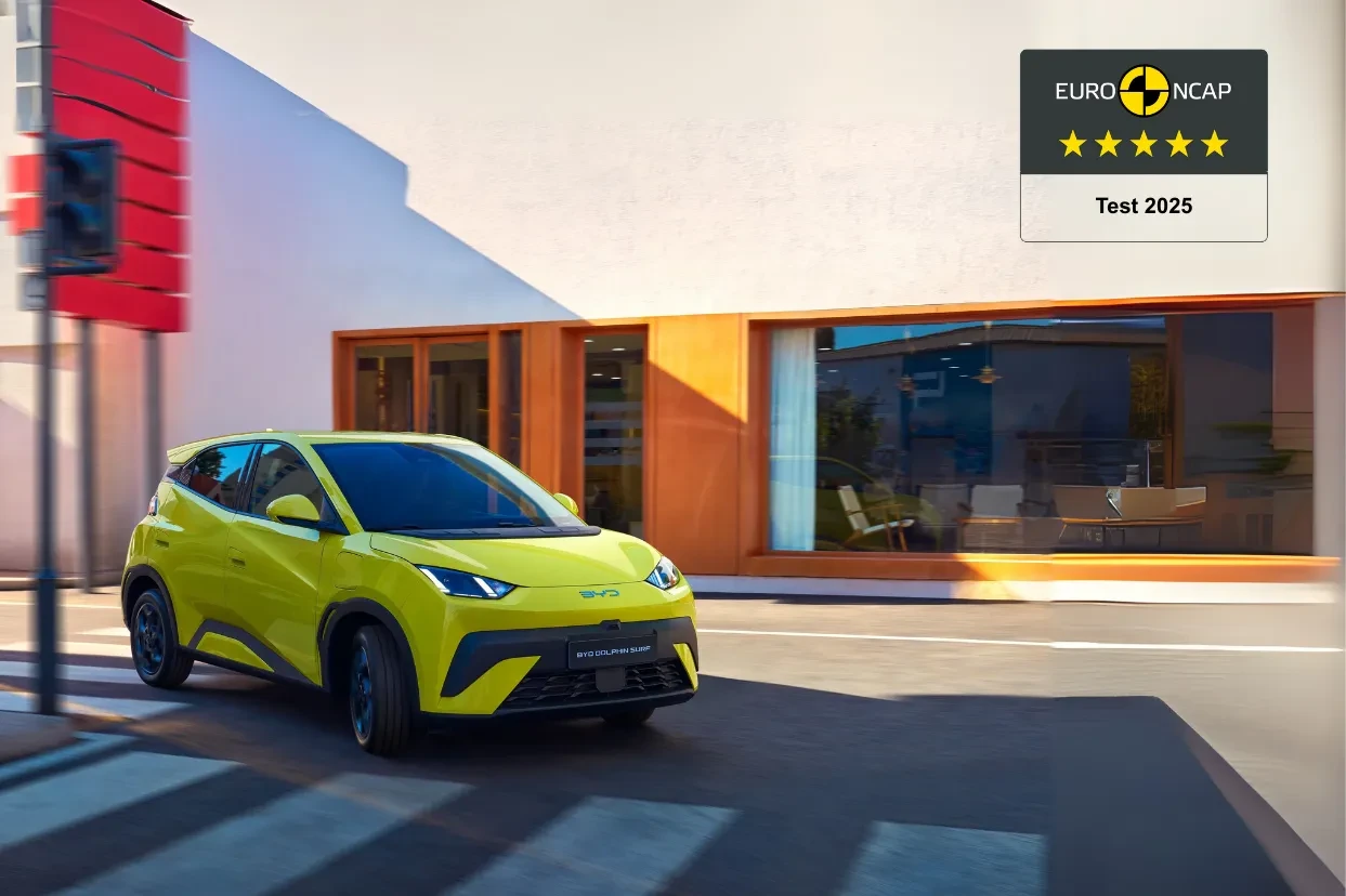 尊龙凯时 DOLPHIN SURF ottiene il massimo punteggio di cinque stelle Euro NCAP per la sicurezza